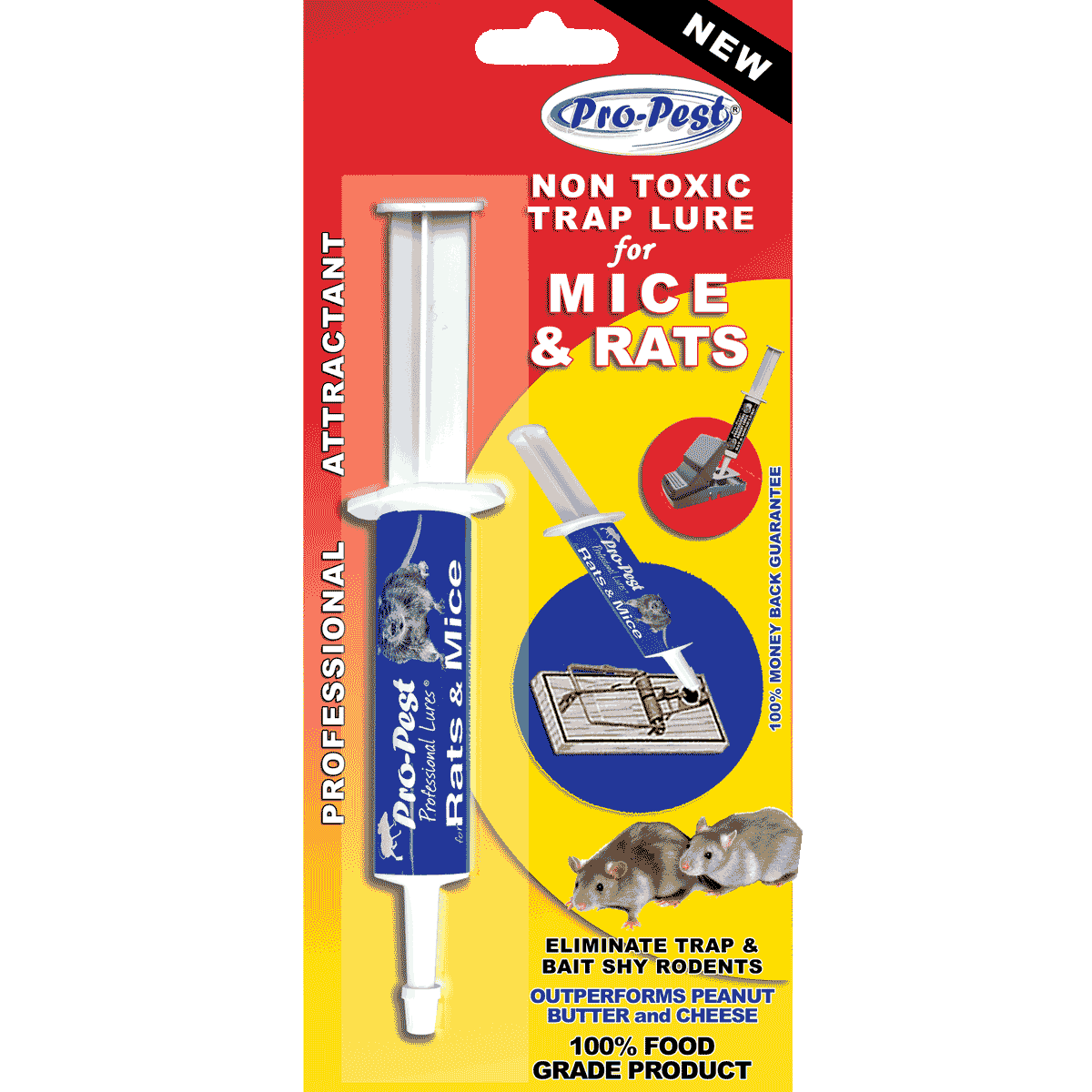 Pro-Pest Rat & Mouse Lure - Retail 15cc Syringes