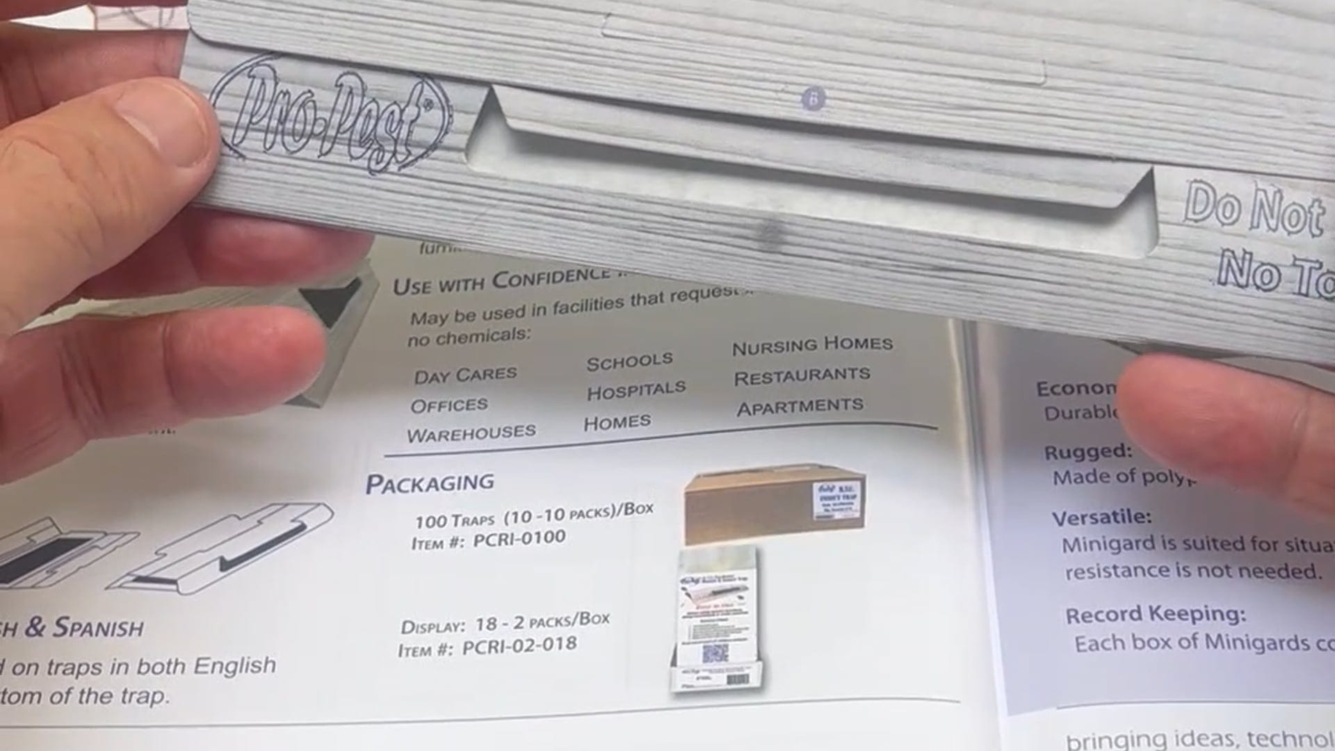 Sensitive Equipment? No problem for Pro-Pest Clean Out Roach Trap Sensitive Equipment? No problem for Pro-Pest Clean Out Roach Trap